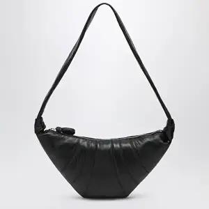 [르메르]르메르 미디엄 크루아상 레더 숄더백 BG0001 LL095 999 블랙 스크래치