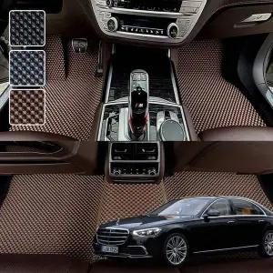 [셀러에이드]벤츠 S클래스 W223 롱바디 숏바디 전용 3D 엠보싱 차세대 고무매트