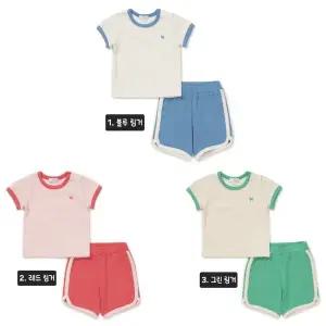 [블루독베이비](타임스퀘어점패션관)[타임스퀘어 단독]블루독베이비 26SS 여름 상하복 3종 중 택1(46370...