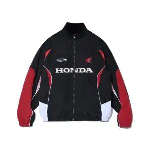 HONDA MOTORCYCLE APPAREL Track Zip up Jacket Red