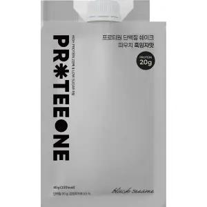 [프로티원]단백질 쉐이크 파우치 2종 ( 흑임자맛1 + 딸기맛1 )