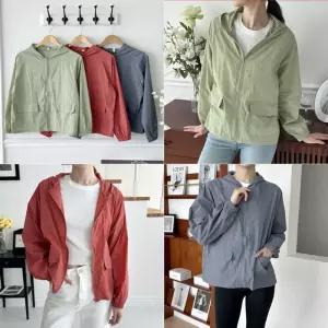 여성 경량 바람막이 자켓 집업 점퍼 잠바 아노락 봄 여름 가을