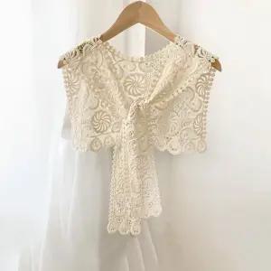 키밍 여성 레이스 어깨 숄 케이프 머플러 니트 가디건