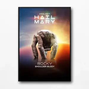 프로젝트 헤일메리 로키 그레이스 포스터 인테리어 영화 액자