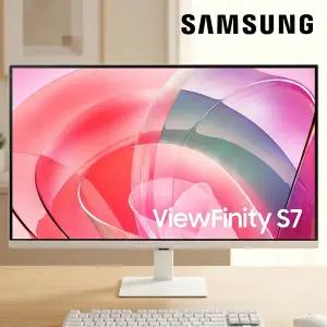 삼성 뷰피니티 S7 화이트 32인치 모니터 UHD 4K S32D701 LS32D701EAKXKR 컴퓨터 가정용 사무용