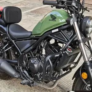 혼다 레블 500 1100 등받이 접이식 시시바 브라켓 실버 등받이+브라켓(레블300)