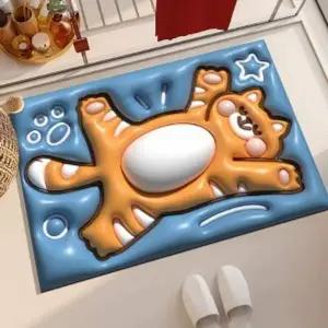 순간흡수규조토착시발매트3D입체화장실매트