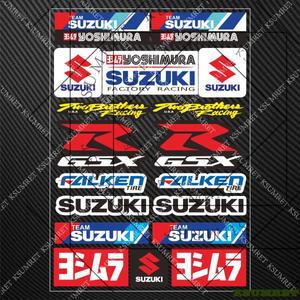 스즈키 바이크 오토바이 스티커 반사 데칼