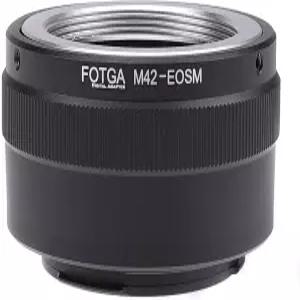 M42 42mm 나사 마운트 렌즈용 FOTGA 어댑터와 캐논 EOS M EF-M 미러리스 카메라 연결