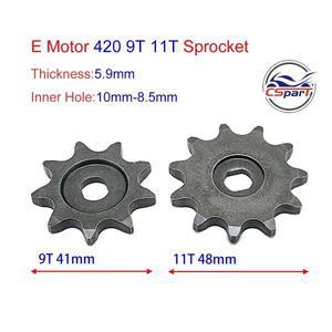 911 치아 420 타원형 10MM 면도기 EVO IZIP 기어 스프로킷 500W 스쿠터 모터