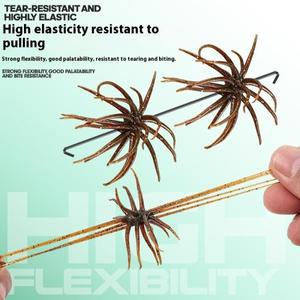 1/2개입 시뮬레이션 성게 모양 루어, 부드러운 실리콘 소재, 브레암, 파이크, 바다농어, 틸라피아용, TPR