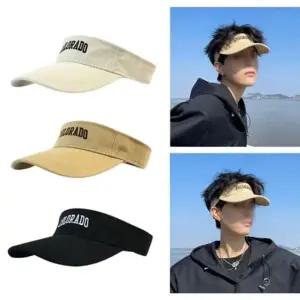 타입 콜로라도 자수 썬캡 선캡 휴대용모자 여름 밀짚 벙거지 남자