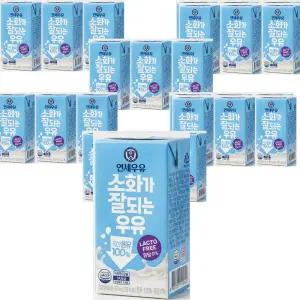 연세우유 소화가잘되는멸균우유190ml x 48