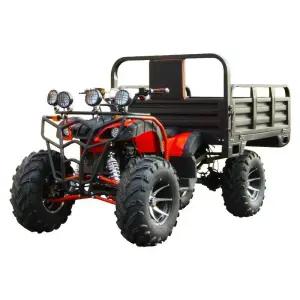 4륜 오토바이 농업용 트럭형 짐칸 짐받이 운반차 카트