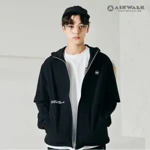 [보리보리/에어워크 주니어]주니어 라이트 블랙 바람막이 점퍼