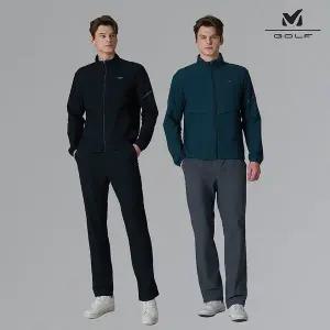 [하프클럽/밀레 골프]밀레골프 26SS 트리코트 스트레치 셋업 2종(자켓+팬츠), 남성