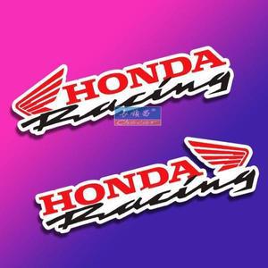 2PCS 혼다 레이싱 바이크 오토바이 스티커 PCXCB1000RNC750X 용 호환 반사 방수 헬멧 장식 데칼 스폰서