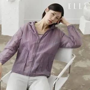 [ELLE] 26SS 엘르 나일론 시어 윈드 점퍼 1종