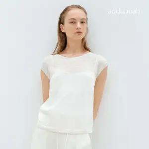 [최초가 89 900원] 25SS 프렌치린넨100 슬리브리스 니트탑2종