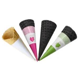 아이스크림 와플콘 콘지 1000장 소프트콘 리필용 패턴지 고압 제빙기