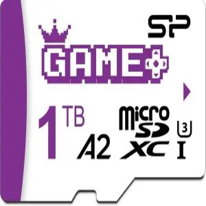 실리콘 파워 1TB 우수한 게이밍 SDXC UHS-I(U3) V30 4K A2 어댑터 고속 SD 카드 스팀 덱용 디자인 ROG 앨리