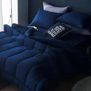 차렵이불 베개커버 기숙사 이불 슈퍼싱글 SS 네이비