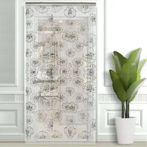 커튼 반짝이 문발 가리개발 창 현관문발 파리 KZj2+8uQD