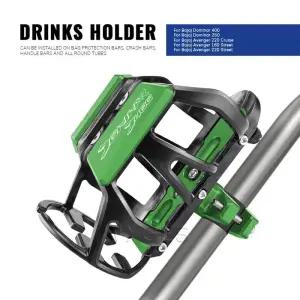 오토바이컵홀더 바이크 자전거 Bajaj Dominar 400 250 Avenger 220 Cruise 160 오토바이 음료 물병 케이지