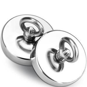 낚시 자석 71lb 100lb 188lb 276lb 풀링력 초강력 헤비 듀티 희토류 네오디뮴 검색 (강 낚시용)