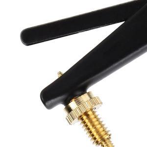 4개 금속 바이올린 미세 조율기 블랙 스트링 튜너 부품 액세서리 조절기 3/4-4/4