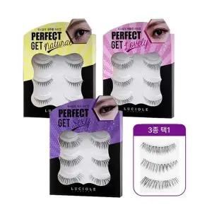[셀러허브]루시올레 아이래쉬 속눈썹 1박스(4쌍) 3종 택1 셀프속눈썹 인조속눈썹 (S48330799)