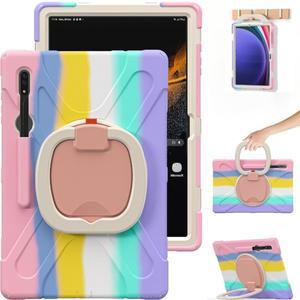 갤럭시 탭 S11 S8 S9 S10+울트라 14.6인치 S7 플러스 12.4인치 충격 방지 태블릿 스탠드 커버 FE 10.9인치