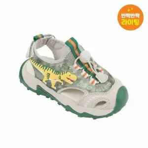 [보리보리/토박스]다이노솔즈 스컬 본 샌들 키즈 그린 DNYCG1TSSB11GRN