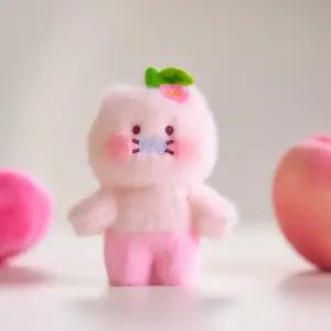 카카오프렌즈 복숭아 복슝 키링인형 핑크 춘식이 열쇠고리