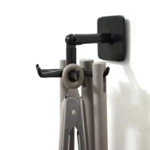 리빙다용도회전걸이 앞치마 벽에붙이는행거 고리 욕실청소도구정리