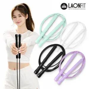 라온핏 가볍고 편안한 국민줄넘기 스탠다드 스피드 줄넘기 끈조절