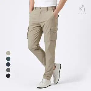 김영주골프 남성 카고 팬츠 KRMP61055 데일리 작업복 등산 골프 스판 밴딩바지