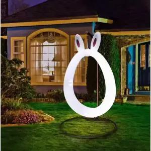 LED 그네 포토존 조명 초승달 캠핑장 의자 조형물