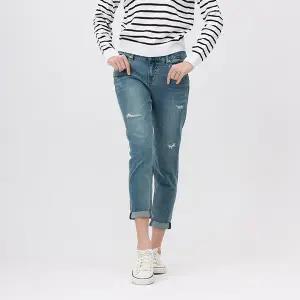 [하프클럽/잠뱅이]여성) 절개포켓 세줄 S/T 라텍스구제 올약워싱 BF_AN1DBF255-MB