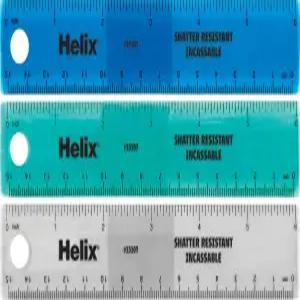 헬릭스 표준 자 6인치 / 15cm 다양한 색상 (13107)