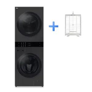 W1310BHN o클릭o LG전자 트롬 오브제컬렉션 워시타워 컴팩트 13/10kg 플래티넘블랙 전국무료배송