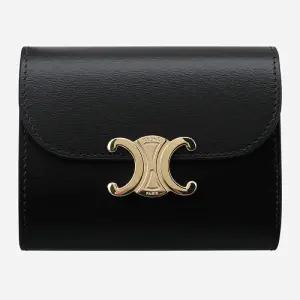 셀린느 스몰 트리옴프 샤이니 카프스킨 지갑 블랙 10D783DPV 38NO 152183850