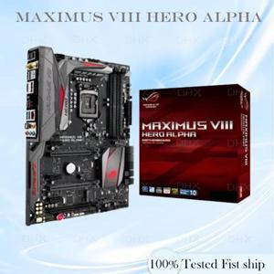 MAXIMUS VIII HERO ALPHA 메인보드 64GB PCI-E3.0 HDMI M.2 LGA 1151 DDR4 ATX Z170 100% 테스터기 완료 완