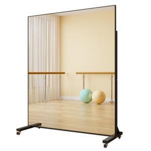 헬스장거울 이동식 미러 거울 연습실 연습 홈트 요가 와이드