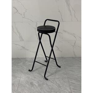 접이식 간이 키높이 쿠션 80CM 의자 폴딩 하이체어 블랙화이트 캠핑 DS LR