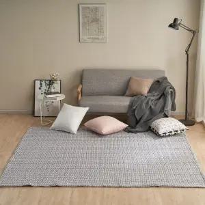 [르헤브] 깅엄체크 시어서커 카페트 (특대형)