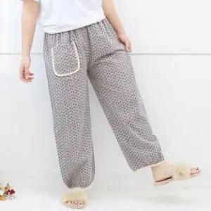 면파자마 피치기모바지 하의9부 파자마 홈웨어