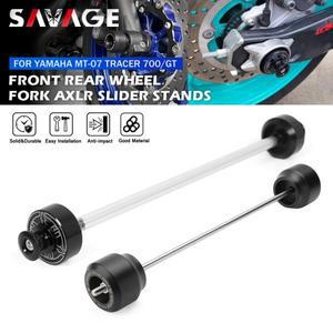 MT07 후면 전륜 액슬 포크 크래시 슬라이더 YAMAHA 호환 XSR700 오토바이 스탠드 나사 스윙 암