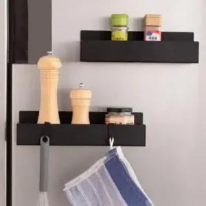 [SBD] 자석 홀더 2P 틈새 주방 냉장고 후크걸이 선반 수납 양녑수납 후크 정리대