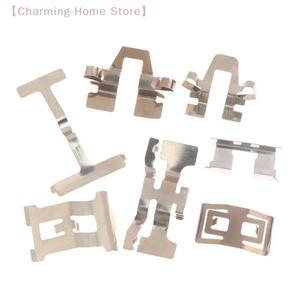 M2pcs 오토바이 캘리퍼 하부 펌프 브레이크 스테인레스 스틸 스프링 패드